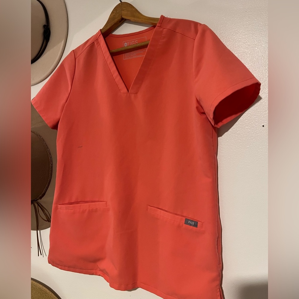 Figs Casma Scrub Top